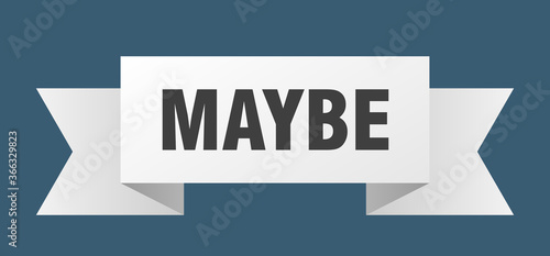 maybe ribbon. maybe paper band banner sign