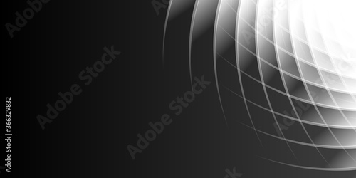 Abstract modern black white lines background vector illustration presentation design. Suit for business, corporate, institution, conference, party, festive, seminar, and talks.