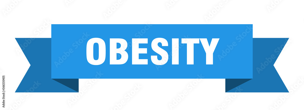 obesity ribbon. obesity paper band banner sign obesity ribbon. obesity paper band banner sign