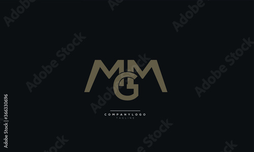 MGM Letter Business Logo Design Alphabet Icon Vector Symbol