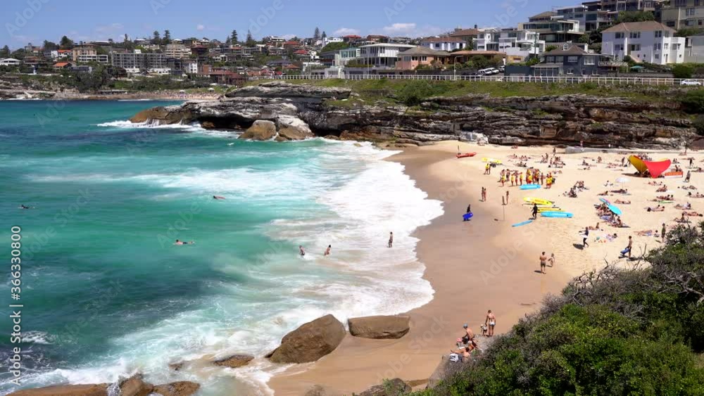 Overlooking Tamarama beach in Sydney Overlooking Tamarama beach in Sydney