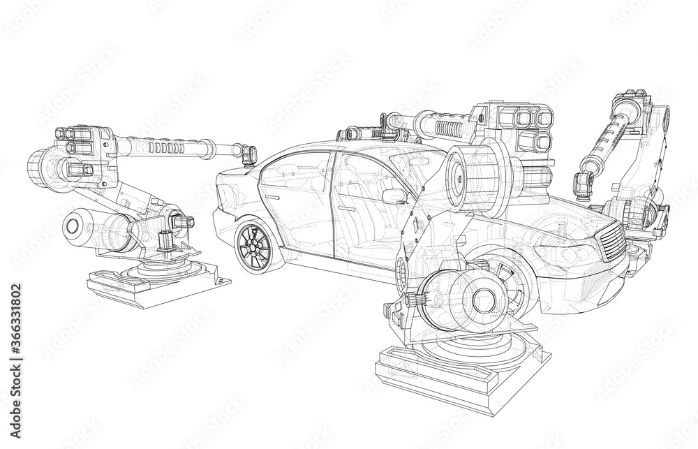 Assembly of motor vehicle
