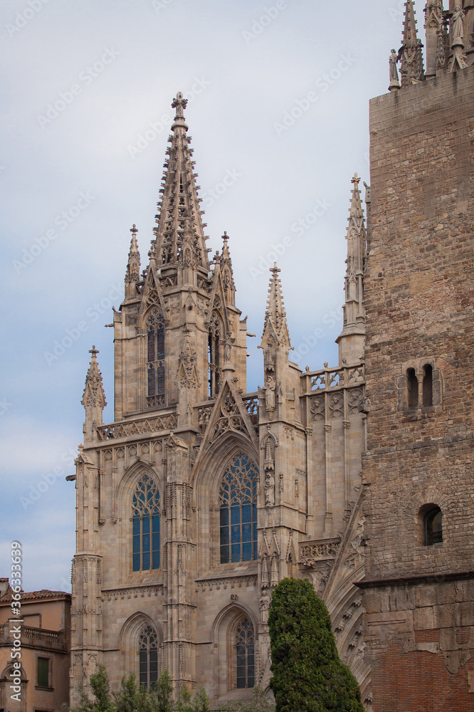 Beautiful Catholic Cathedral in Barcelona