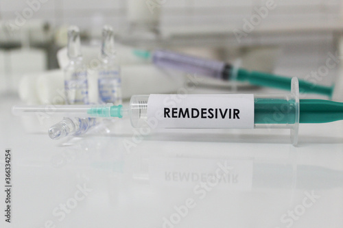 remdesivir covid-19 treatment medicine photo