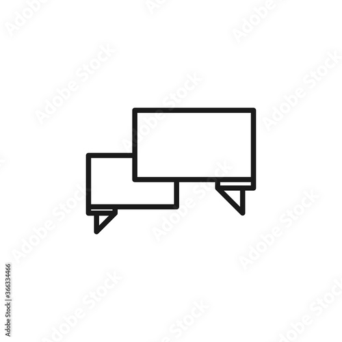 Speech bubble icon. Conversation symbol modern, simple, vector, icon for website design, mobile app, ui. Vector Illustration