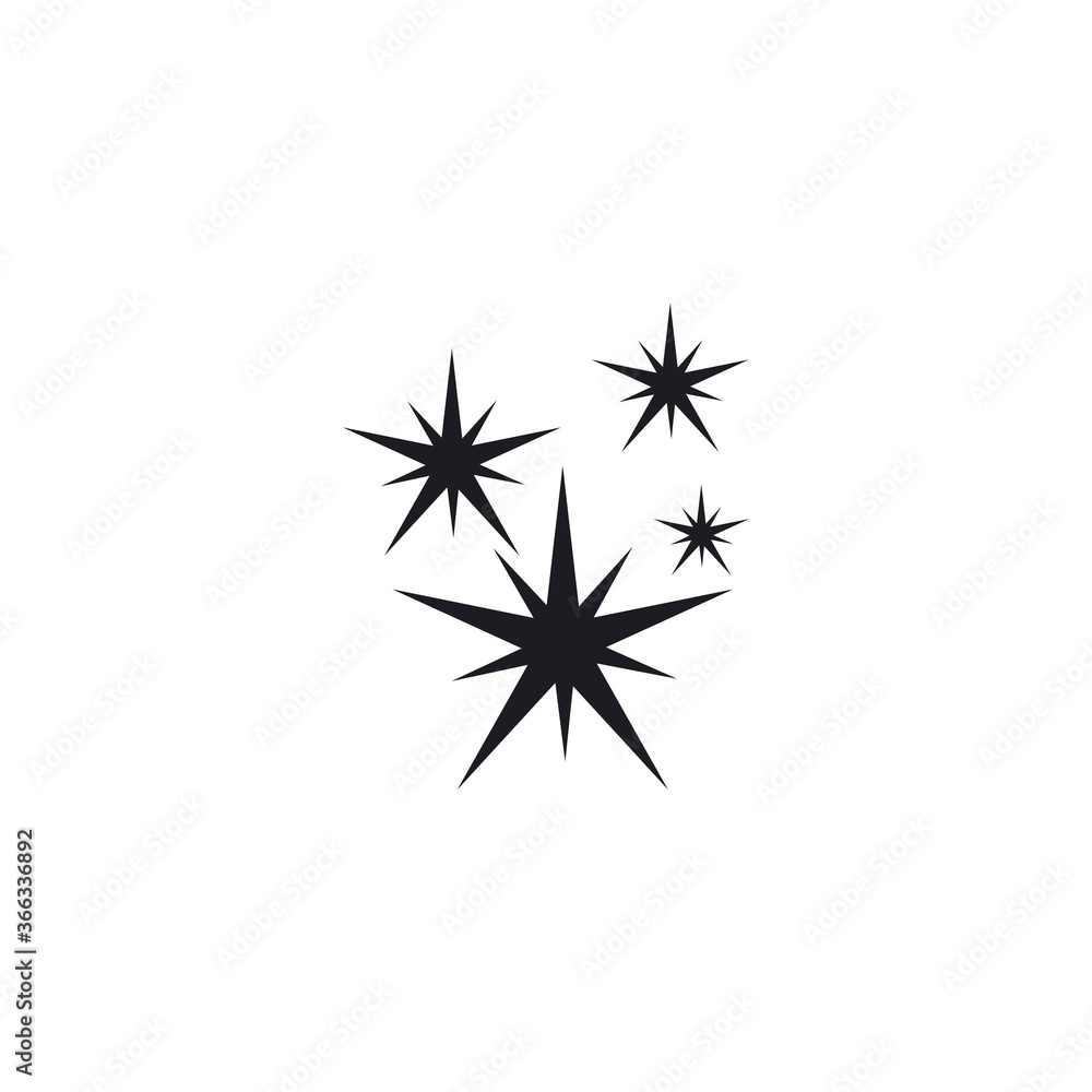 Obraz premium sparkling icon template