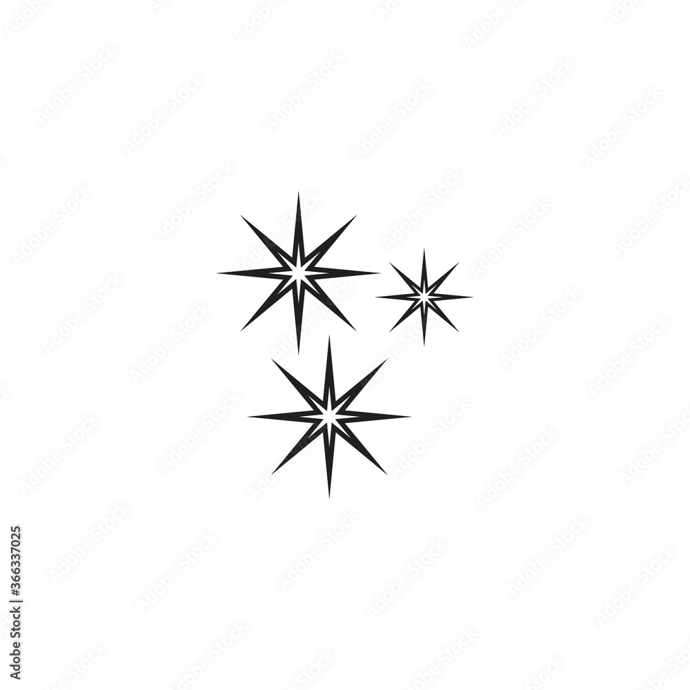 sparkling icon template sparkling icon template