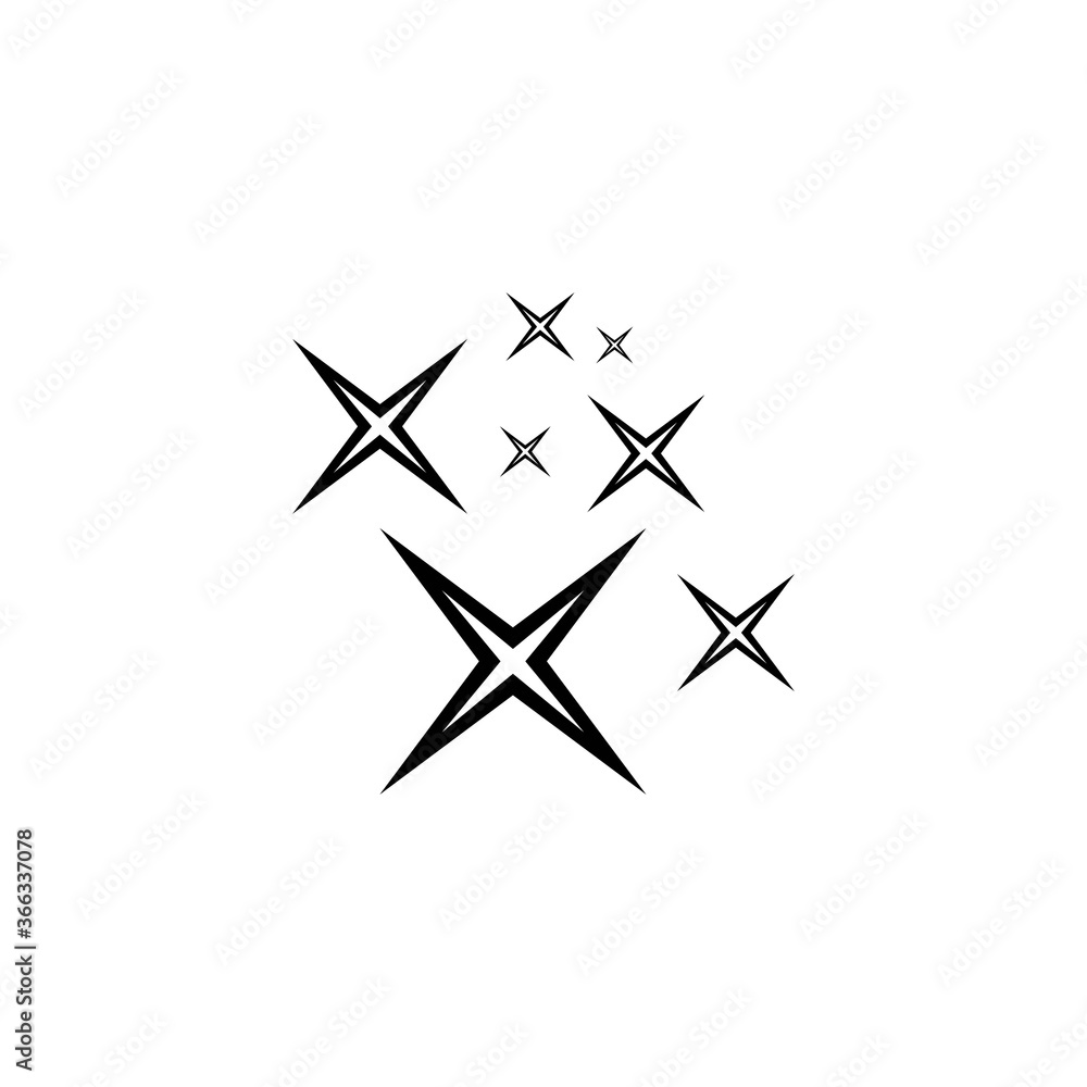 sparkling icon template sparkling icon template