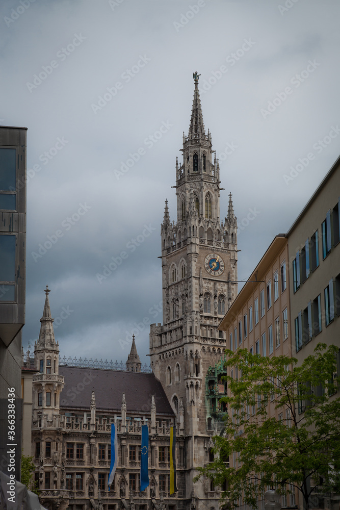 View of the New Town Hall in Munich