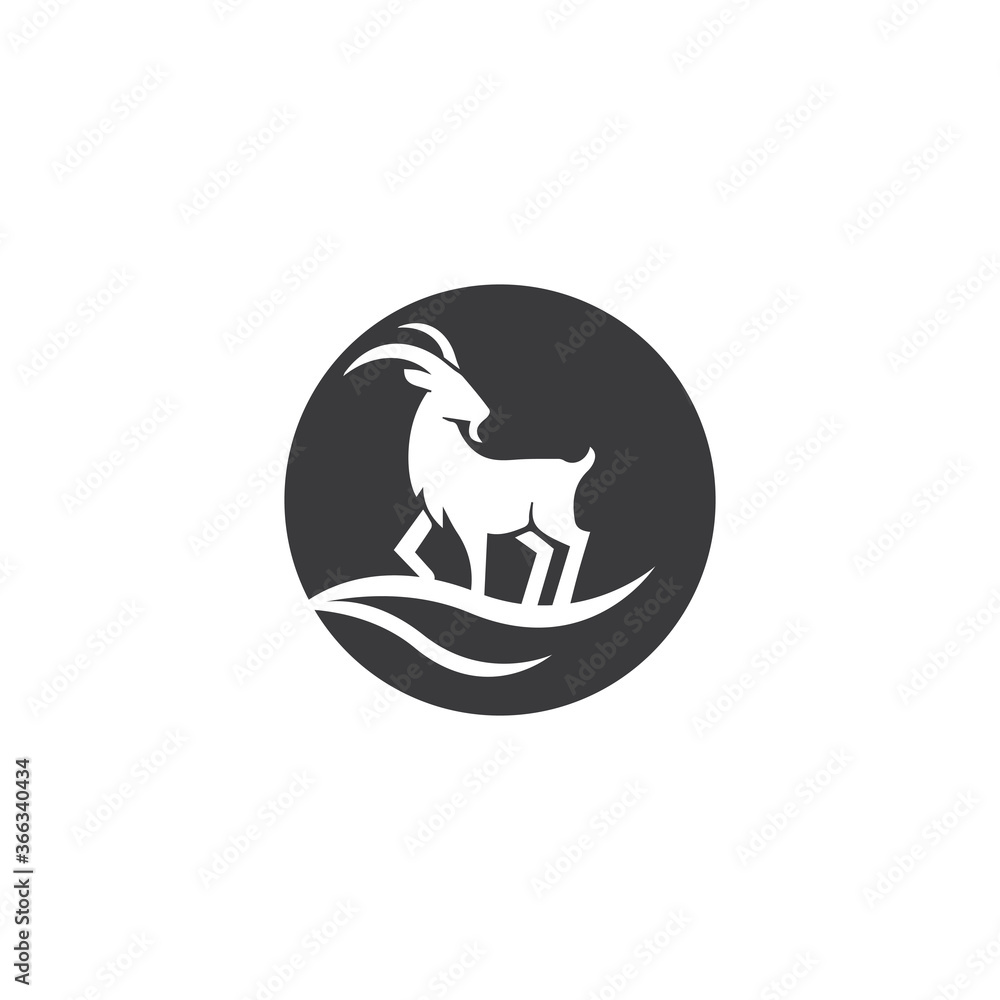 Goat Logo Template vector icon Goat Logo Template vector icon
