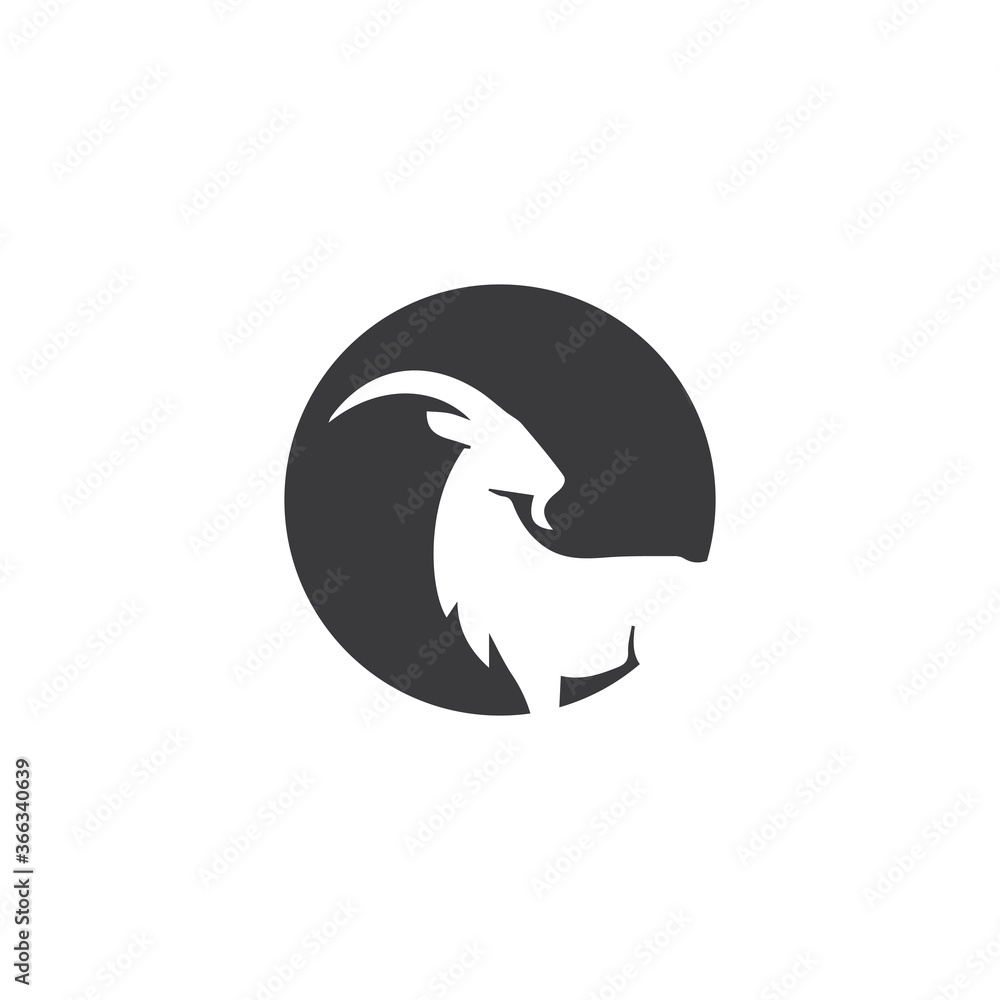 Goat Logo Template vector icon Goat Logo Template vector icon