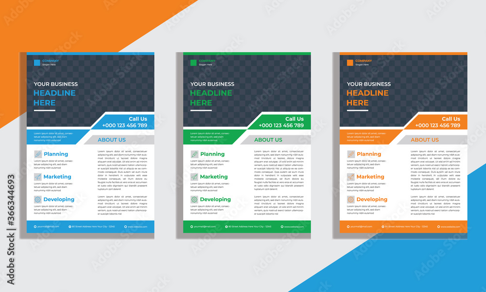 Corporate And Creative Business Flyer Design Template