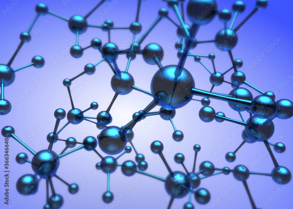 Molecule 3d rendering Molecule 3d rendering