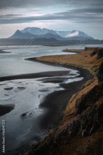Icelandic beautiful nature landscape. Northwest Iceland in the day © Ivan Kurmyshov
