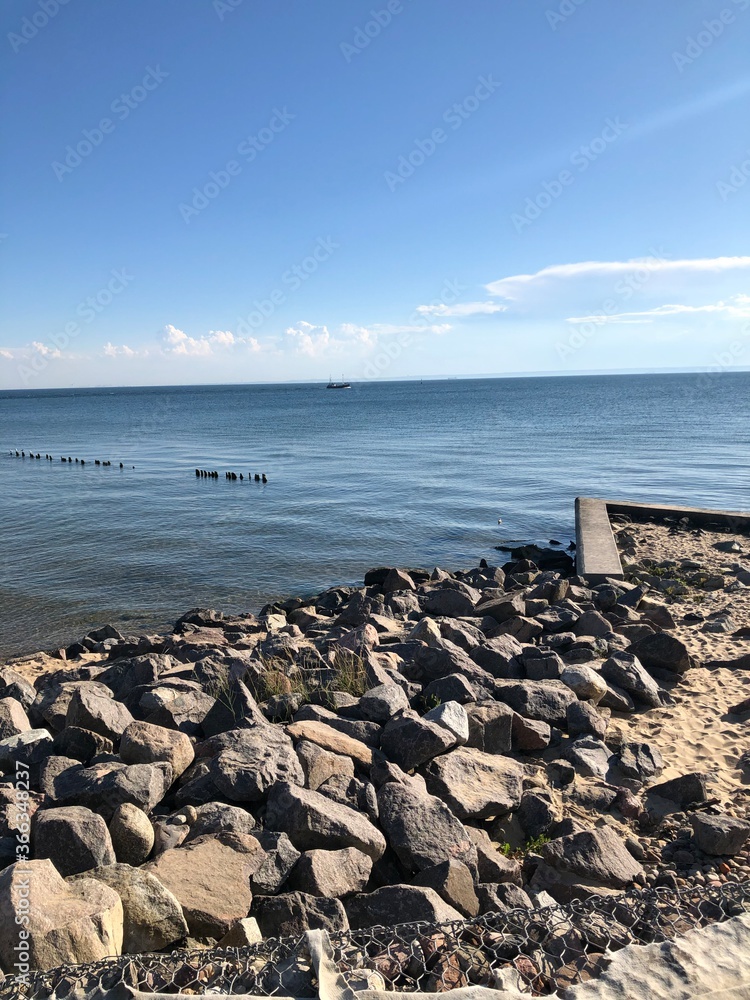 pier on the coast