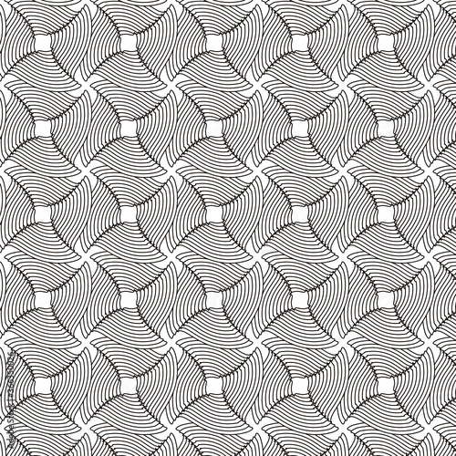 textura con líneas curvas negras