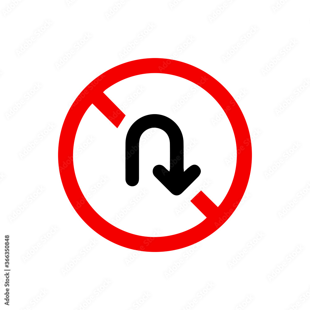 vector illusion icon of prohibited Turn right with red circle and glyph icon vector illusion icon of prohibited Turn right with red circle and glyph icon