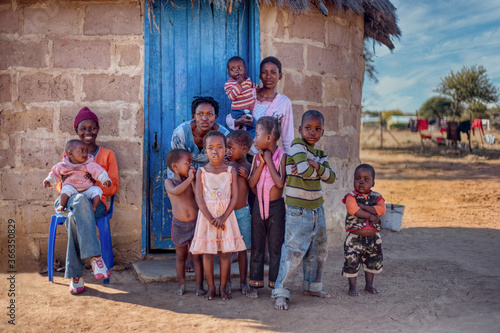 Obraz na plátne African family