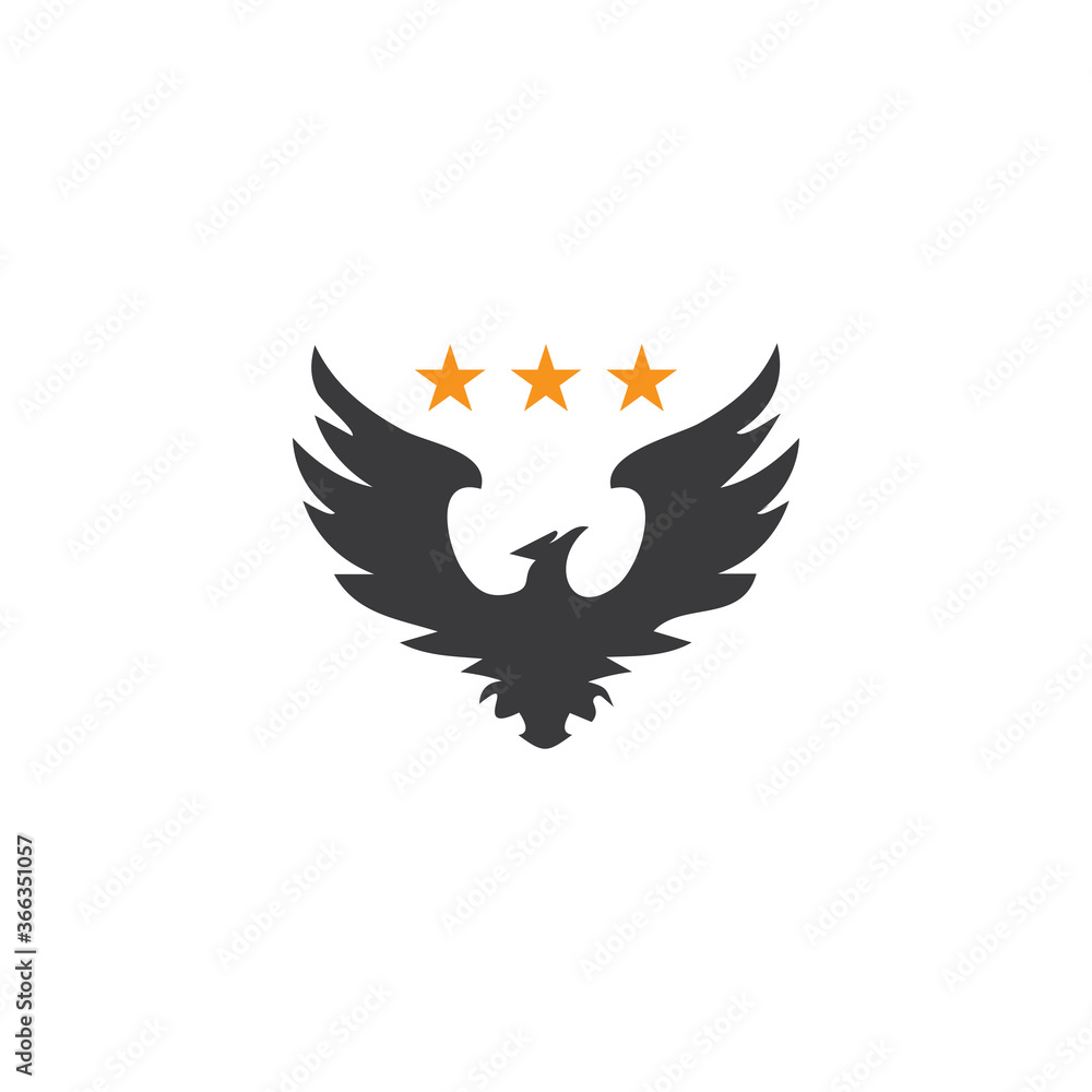 Naklejka premium Falcon Logo Template vector