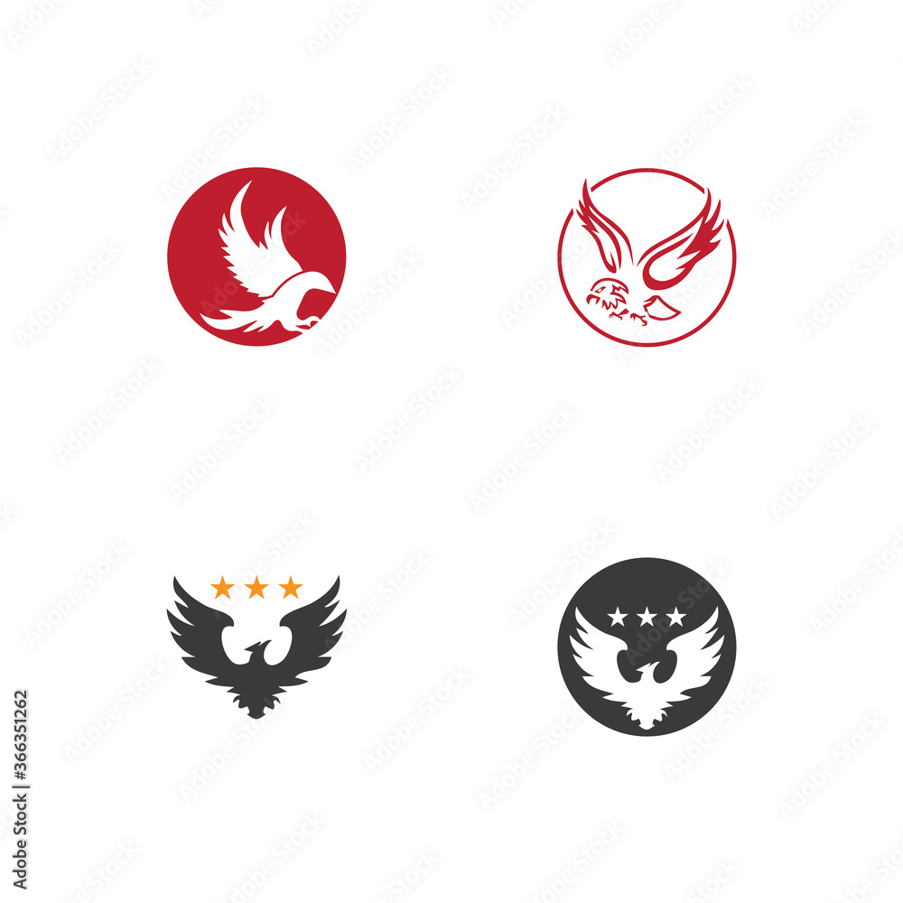 Falcon Logo Template vector