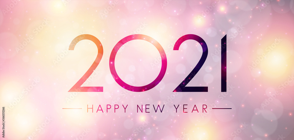 2021 happy new year sign on misted glass. 2021 happy new year sign on misted glass.