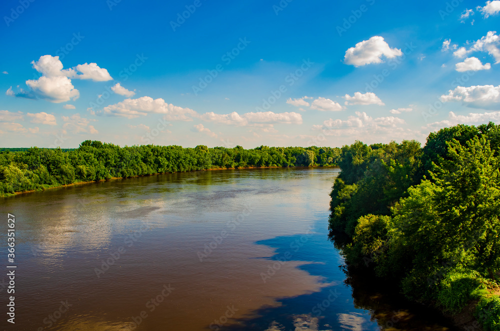 landscape of rivers