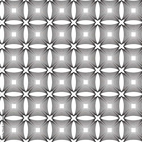 textura con líneas curvas y rectas negras