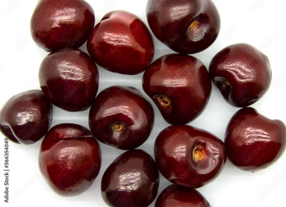A set of cherries A set of cherries
