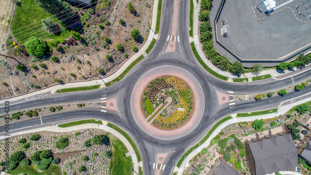 Reed Market Roundabout in Bend, Oregon