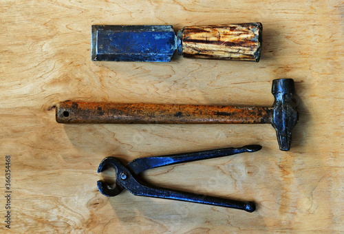 Old carpenter tools