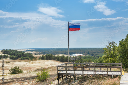 Observation deck on the Curonian spit