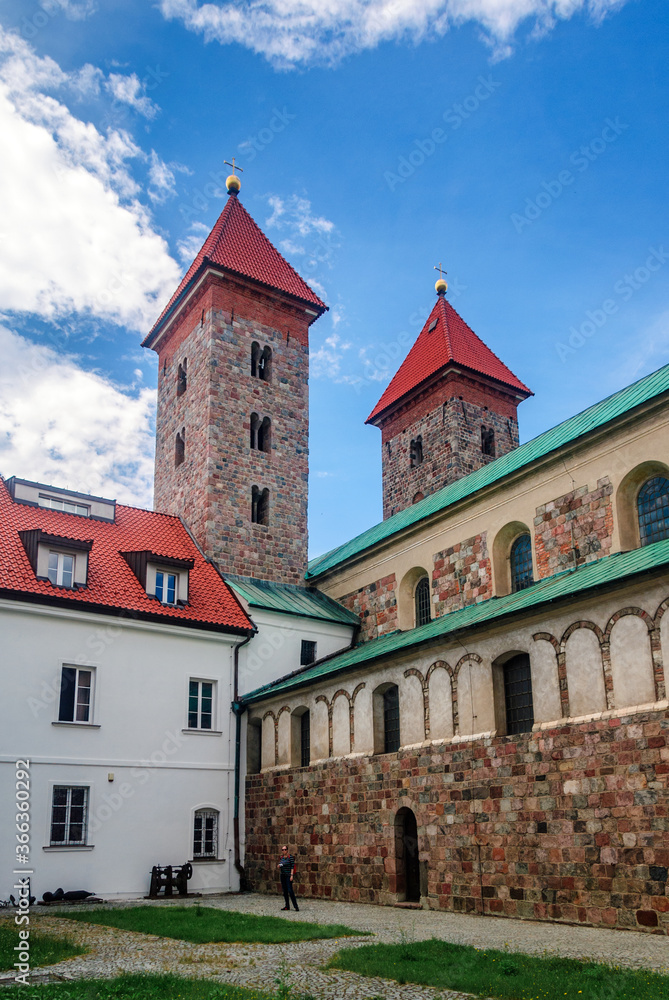 An old Salesian church and monastery, Czerwińsk, Poland
