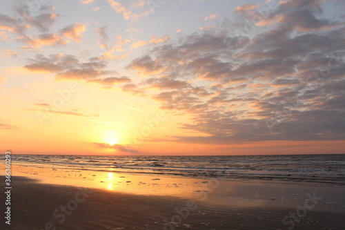 Sunrise over the sea