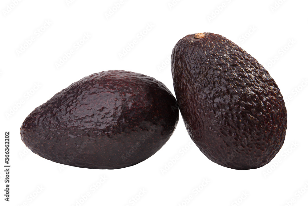 Fototapeta premium Fresh avocado isolated on white background