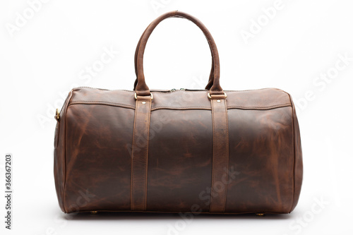duffel bag travel case leather holdall valise fashion modern