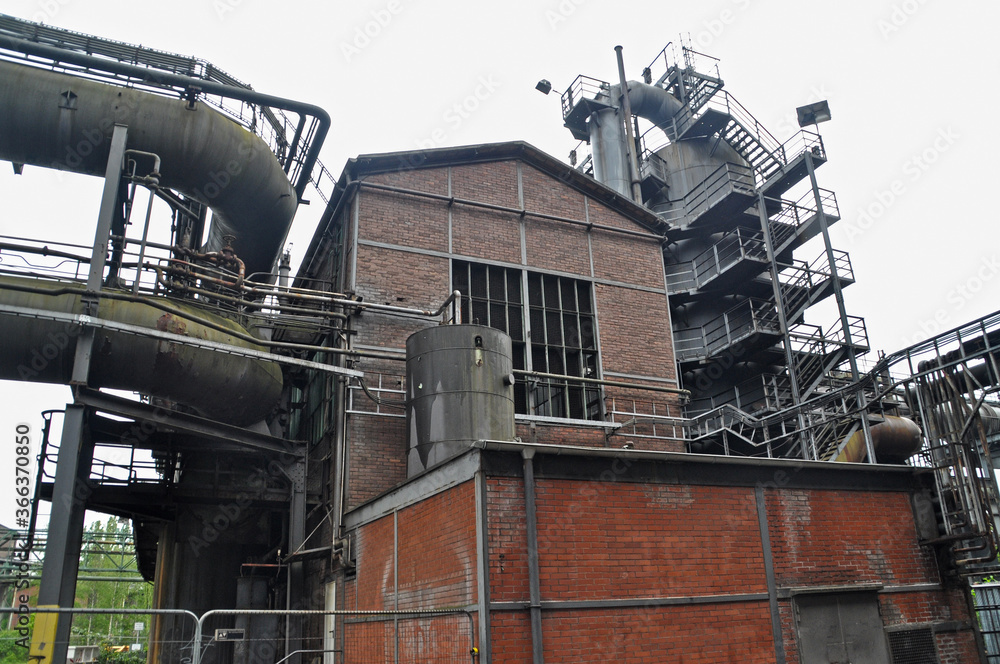 Former industry in Duisburg, Germany. Former industry in Duisburg, Germany.