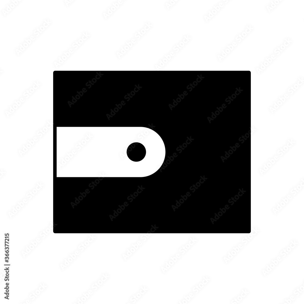 money wallet icon, silhouette style money wallet icon, silhouette style