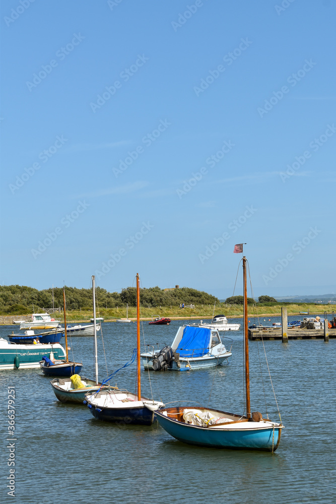 Obraz premium Sailing Boats Mored Up 