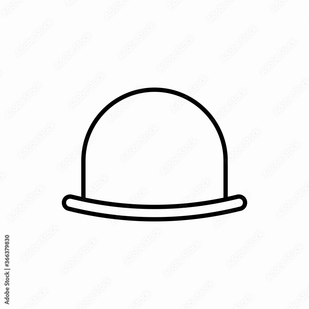 Outline old hat icon.Old hat vector illustration. Symbol for web and mobile Outline old hat icon.Old hat vector illustration. Symbol for web and mobile
