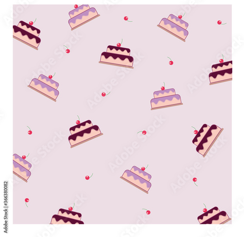 ДрукPie pattern. Sweet vector background