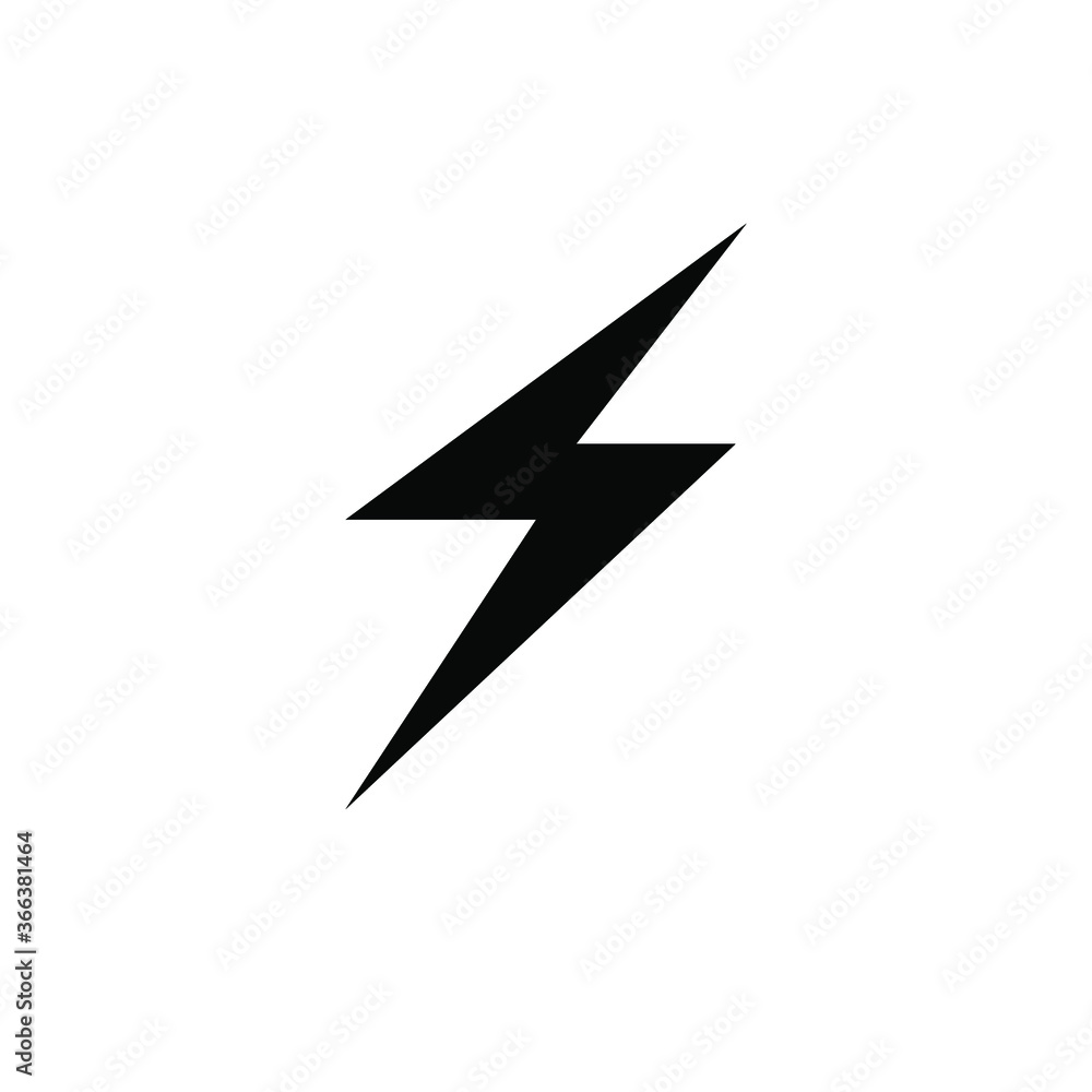 illustration vector graphic lightening icon template illustration vector graphic lightening icon template