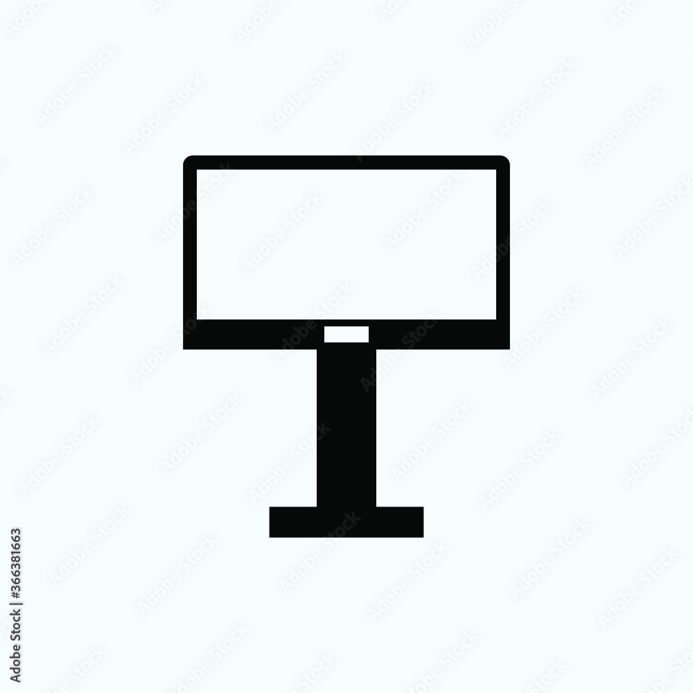 billboard icon vector billboard icon vector