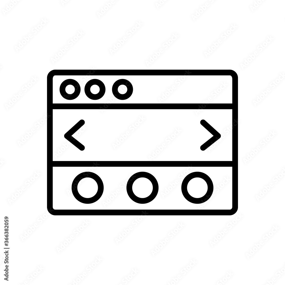 Browser, web site, interface icon. Simple line, outline vector elements of internet explorer icons for ui and ux, website or mobile application Browser, web site, interface icon. Simple line, outline vector elements of internet explorer icons for ui and ux, website or mobile application