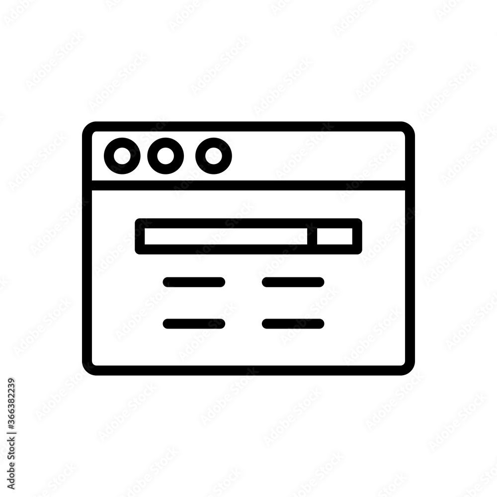Browser, web site, search icon. Simple line, outline vector elements of internet explorer icons for ui and ux, website or mobile application Browser, web site, search icon. Simple line, outline vector elements of internet explorer icons for ui and ux, website or mobile application
