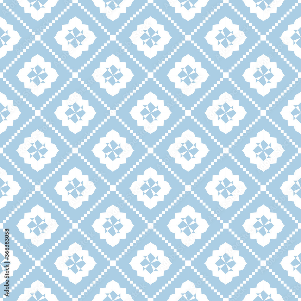 Geometric diamond pattern seamless repeat background Geometric diamond pattern seamless repeat background