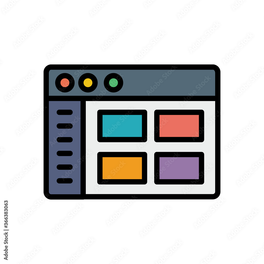 Browser, web site, pictures icon. Simple color with outline vector elements of internet explorer icons for ui and ux, website or mobile application Browser, web site, pictures icon. Simple color with outline vector elements of internet explorer icons for ui and ux, website or mobile application