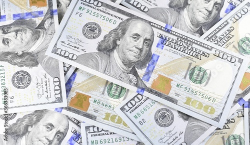 Wallpaper Mural one hundred dollar bills background Torontodigital.ca