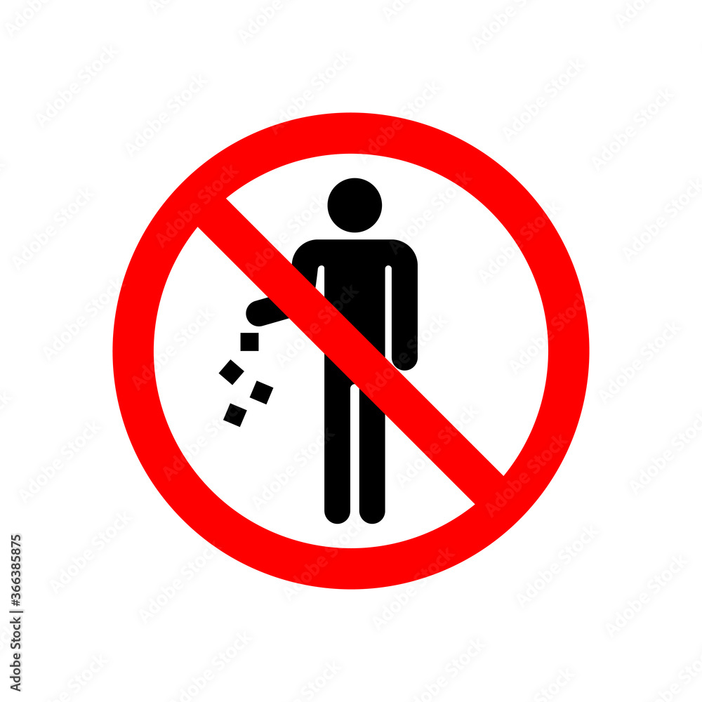 do not litter icon do not litter icon