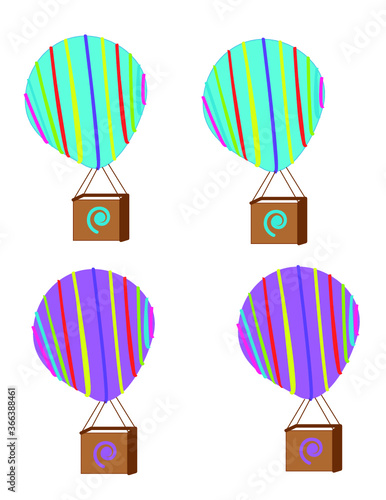 Globos con caja