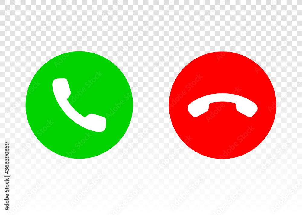 Phone Icon. Phone call. Telephone signal. Communication symbol. Incoming call. Call Icon. Telephone sign. Call center. Online support sign. Contact form. Reject ringing. Accept a phone ringing.